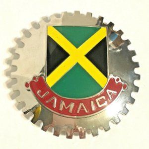 Belt Buckle Jamaica by Artifakt 3-3/4" Dia. Red Green Black Yellow Silver New